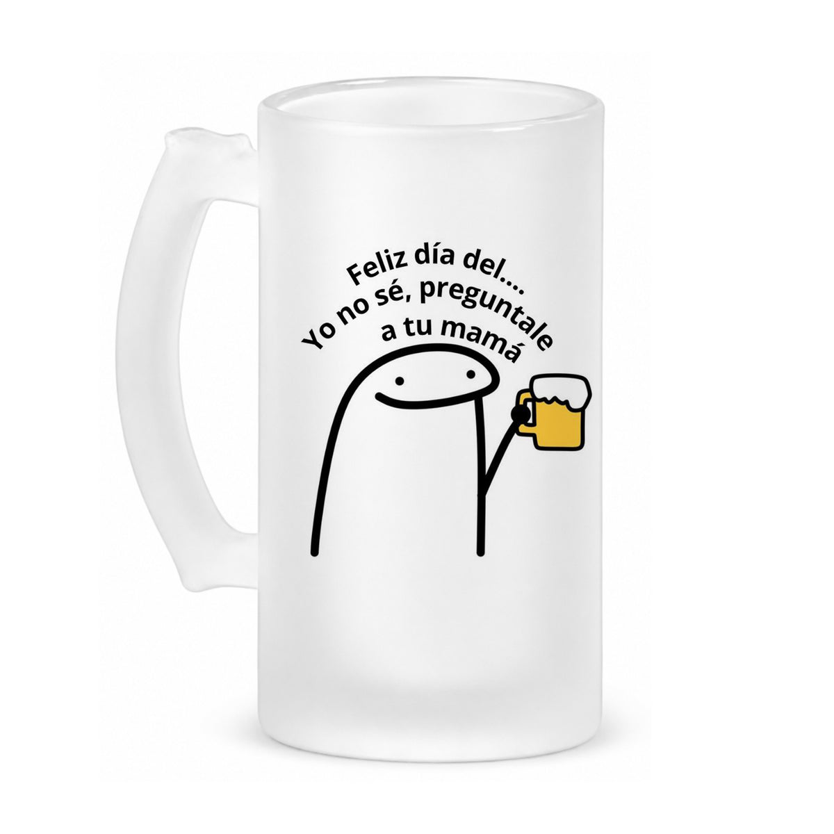 Jarra Cervecera Esmerilada Papá