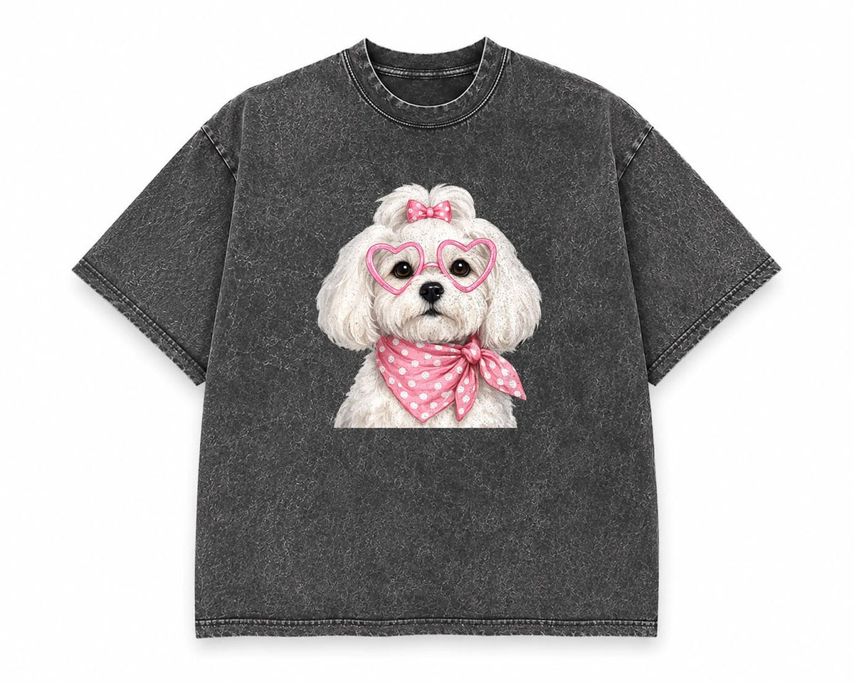 Remera Washed Mascotas
