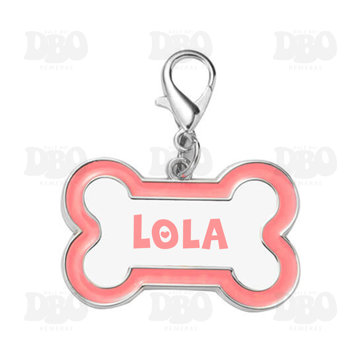 Placa de metal identificatoria - Hueso