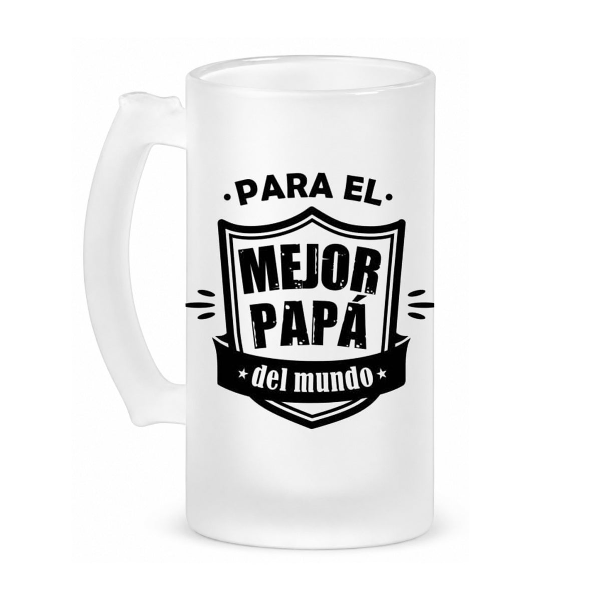 Jarra Cervecera Esmerilada Papá