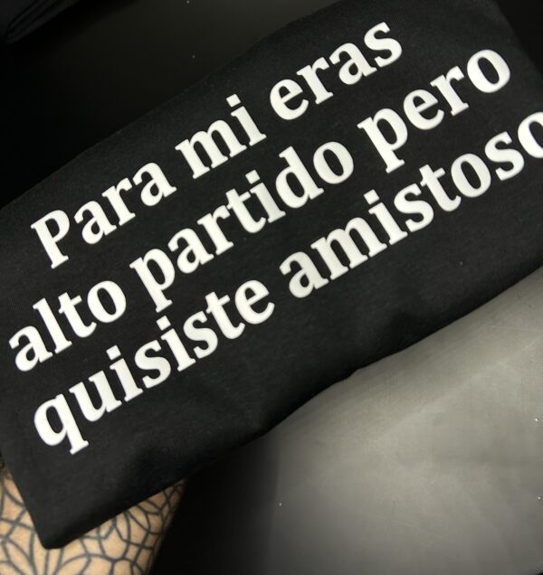 T-shirt – Eras alto partido