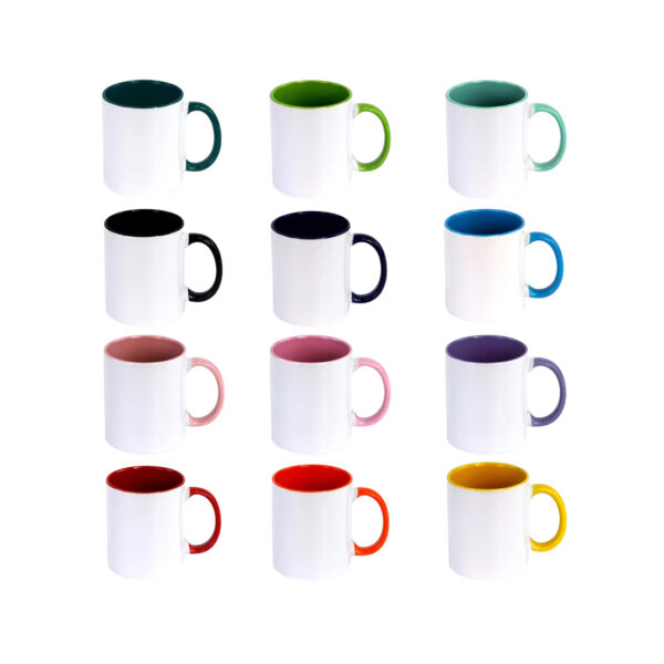 Taza Interior y Asa de color (Diseño a elección) - Imagen 13
