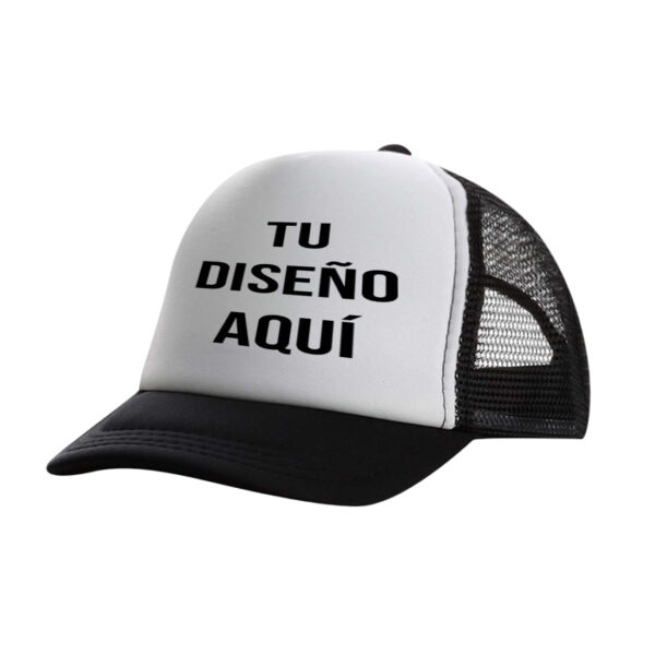Gorro Trucker Frente Blanco