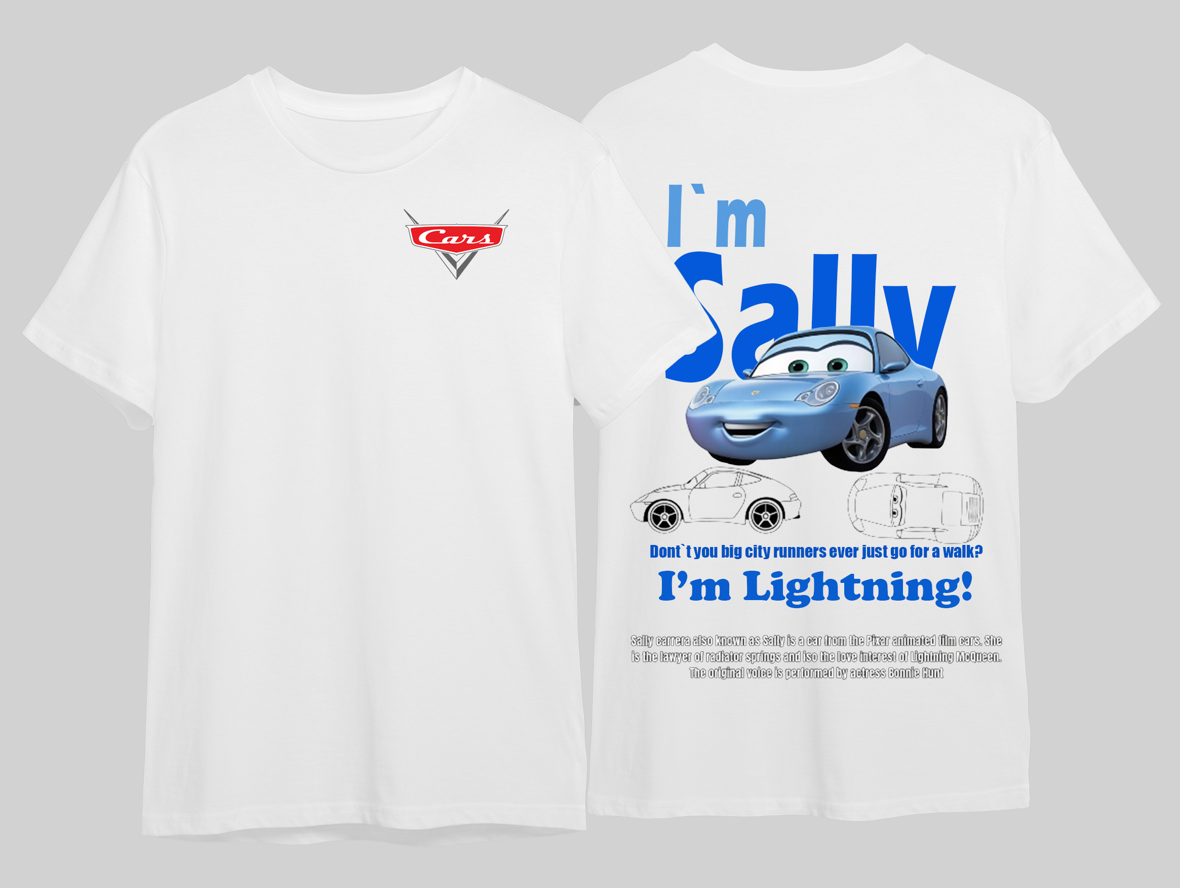 T-shirt - Cars Sally 01 1 T-shirt - Cars Sally 01